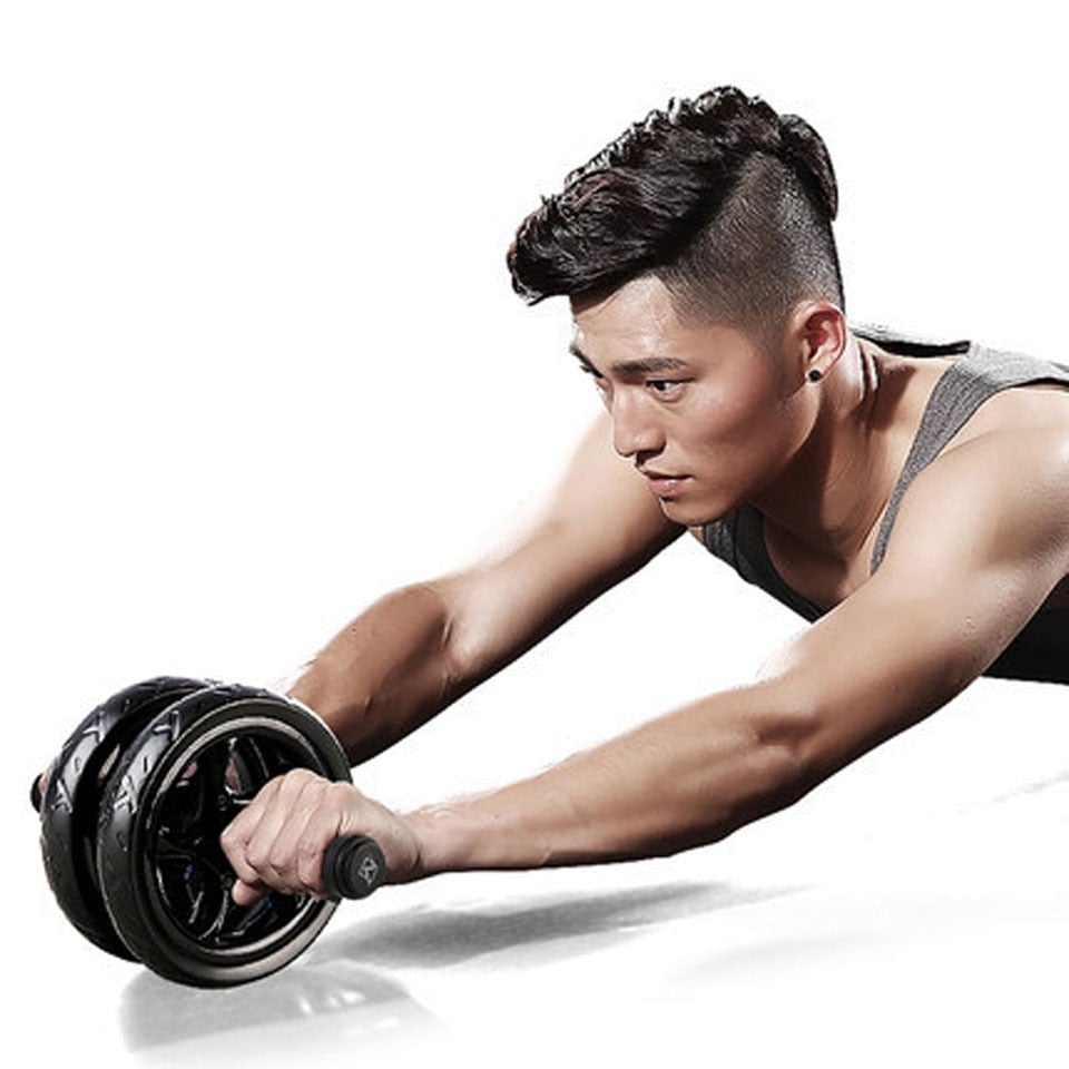 Double Wheel Ab Roller Trainer