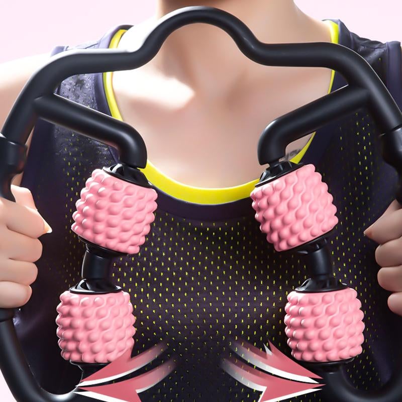 U-Shape 360° Massage Roller – Full Body Relief