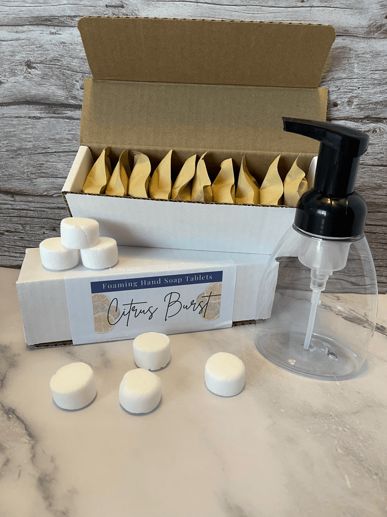 Eco-Friendly Foaming Hand Soap Refill Tablets